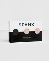 SPANXsmoothâ„¢ Fit-To-You Thong 3-Pack Box | Very Black/Naked 2.0/Vintage Rose